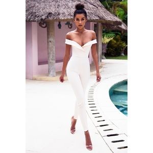 HOUSE Of CB Light Blush Jumpsuit